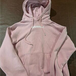 Glossier Pink Hoodie